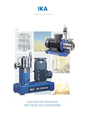 Tumbnail PDF Maior eficiência no processamento de  
óleos e gorduras com as máquinas em linha IKA