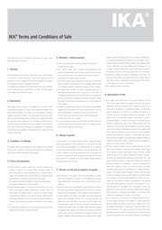 Tumbnail PDF Termos e Condições de Venda da IKA
